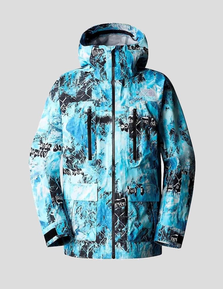 Caçadora THE NORTH FACE dragline print jacket norse blue cole navin never a face print